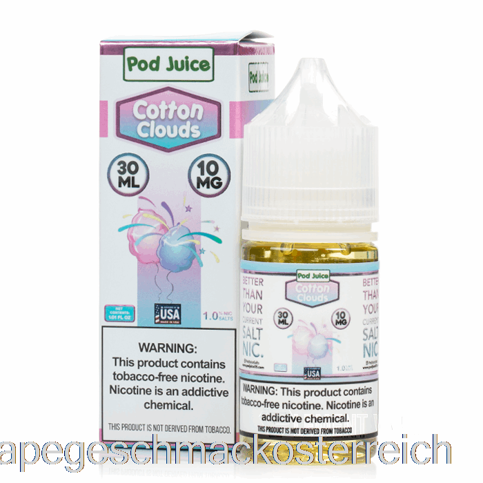 Baumwollwolken - Schotensaft - 30 Ml 10 Mg Vape-Geschmack